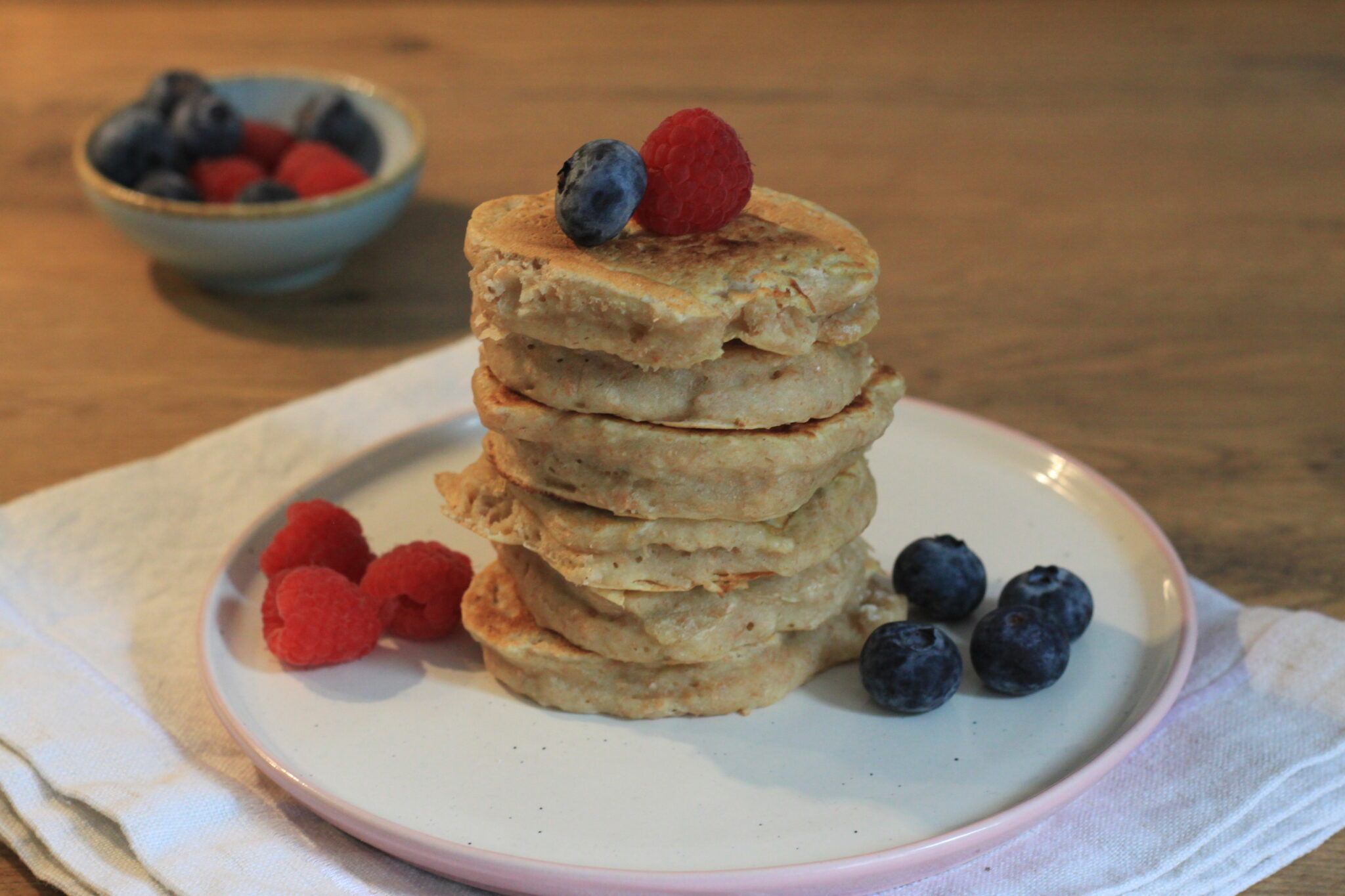 Pancakes vegan und ohne Zucker Rezept Beikost Familienkost